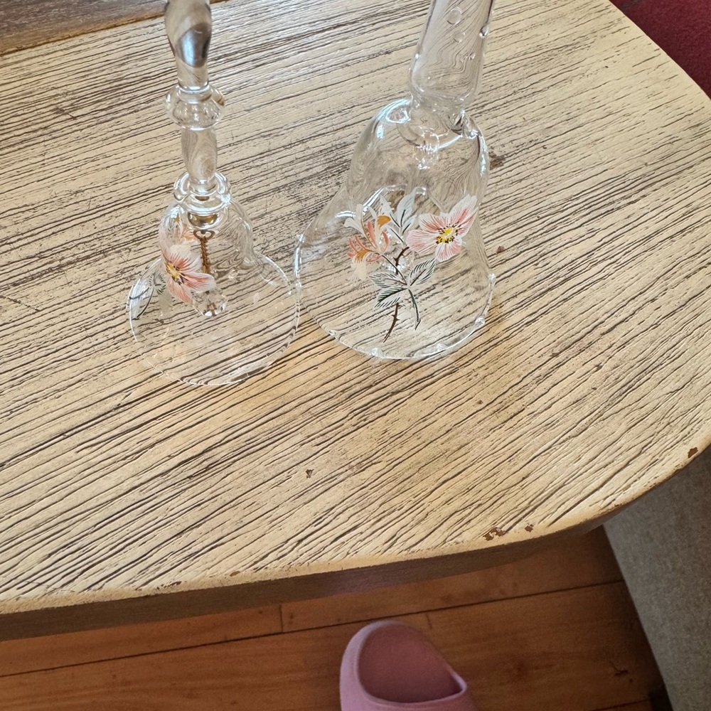 Floral Glass Bells